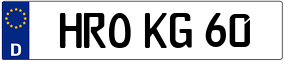 Truck License Plate